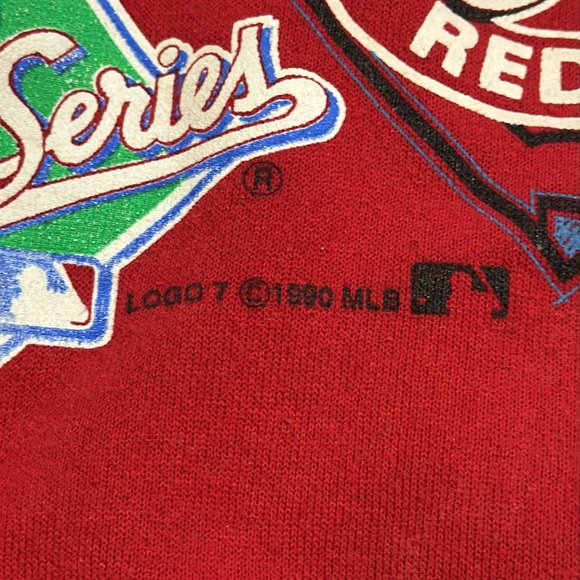 Vintage Logo 7 Cincinnati Reds Sweater 1990 - Picture 3 of 6